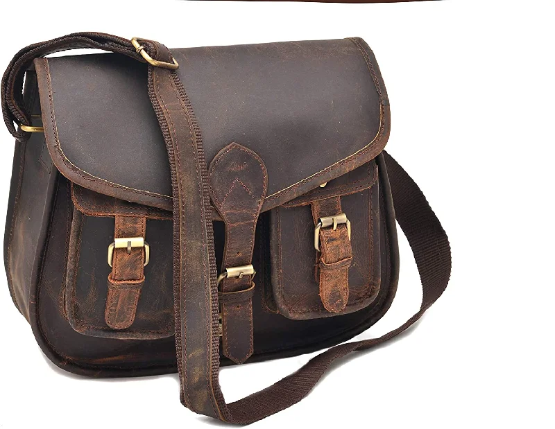 14 Inch Leather Purse Women Crossbody Shoulder Bag