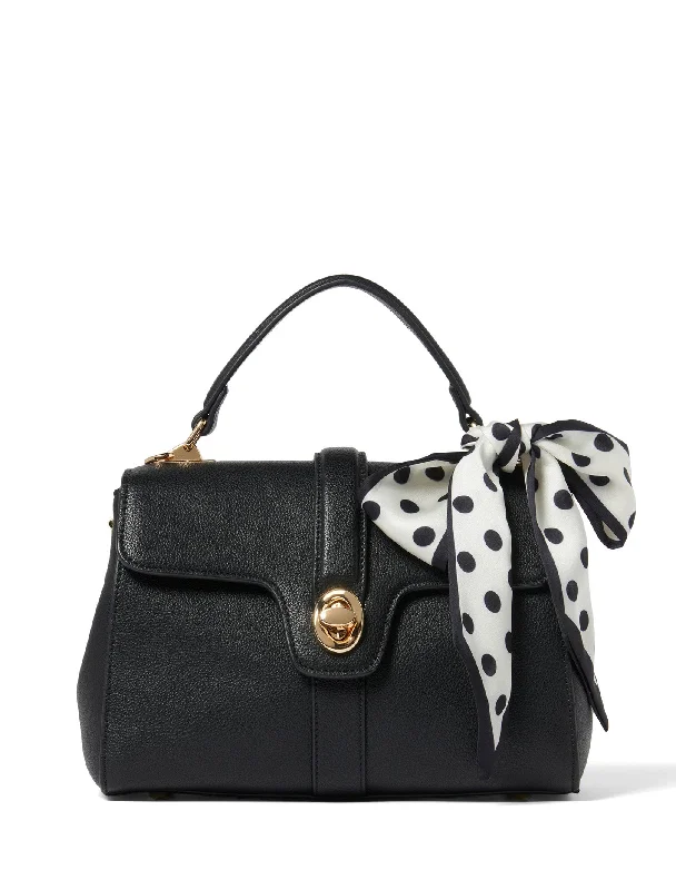 Aubree Lock Top Handle Bag