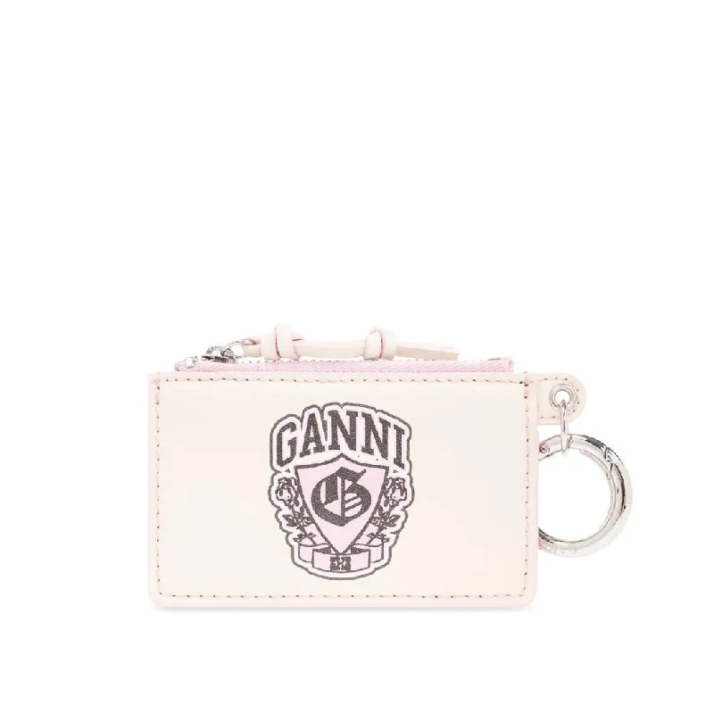 Banner Zipped Coin Pouch Print (Pink Nectar)