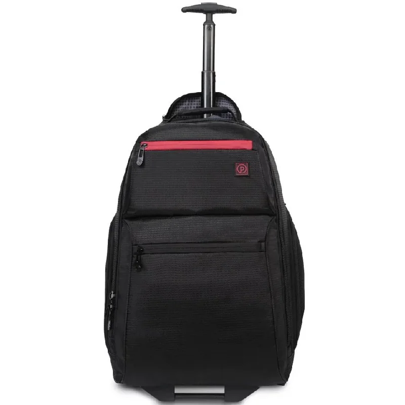 Protege 22"" Black Rolling Backpack with Telescopic Handle 101