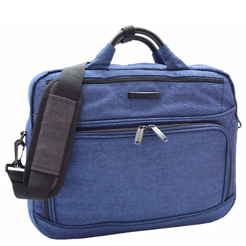 Briefcase Cross Body Organiser Bag Laptop Carry Case H315 Blue