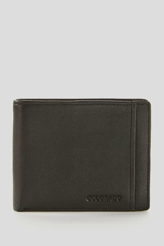 RFID Leather Slip Pocket Wallet