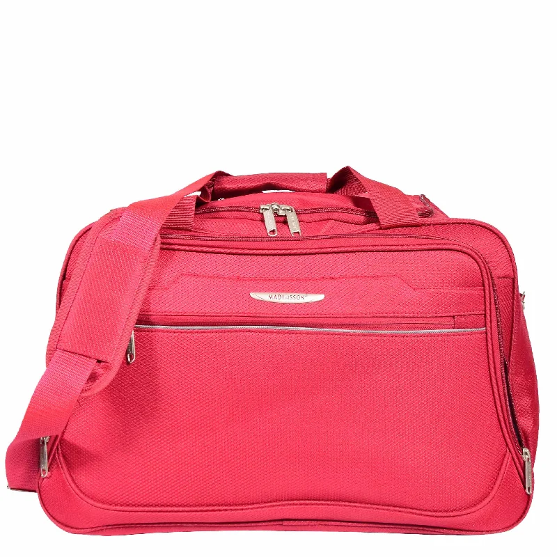 Holdall Travel Duffle Mid Size Bag Weekend HOL304 Red