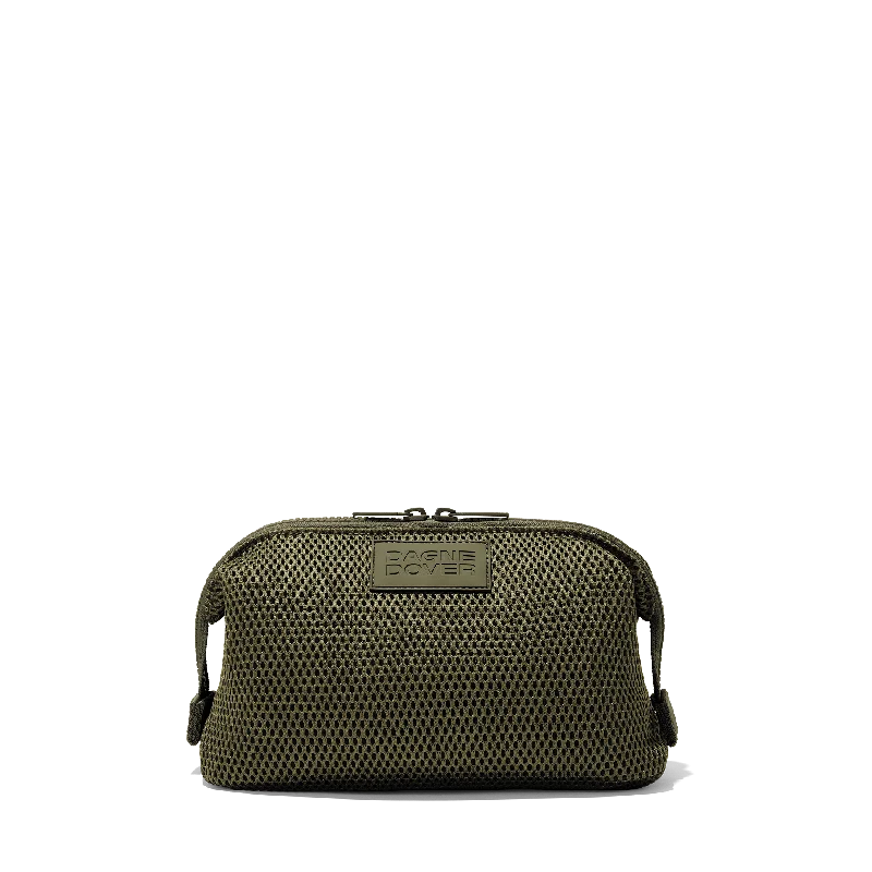 Hunter Toiletry Bag in Dark Moss Air Mesh, Large