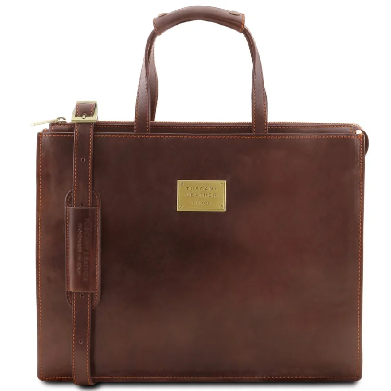 Palermo Leather Briefcase For Women