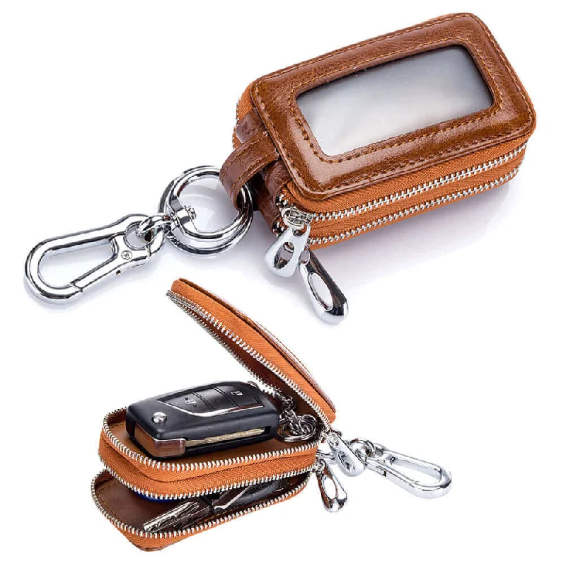 Leather Car Key Case