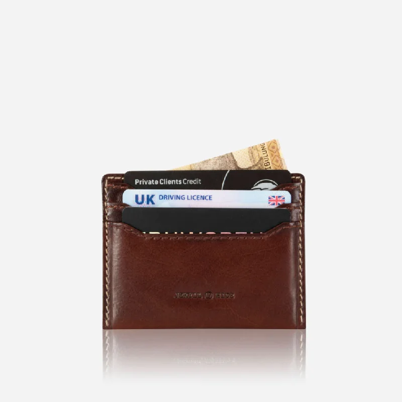 Slim Card Holder, Mocha