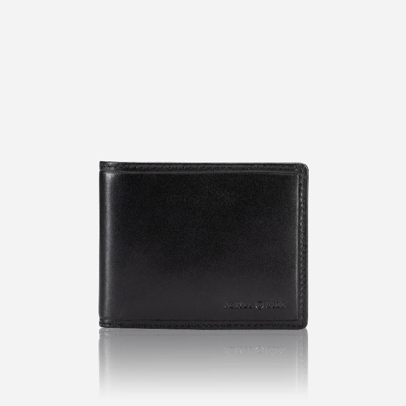 Oxford Bi-fold card holder, Black