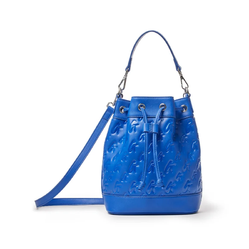 MONOGRAM MEDIUM BUCKET BAG BLUE