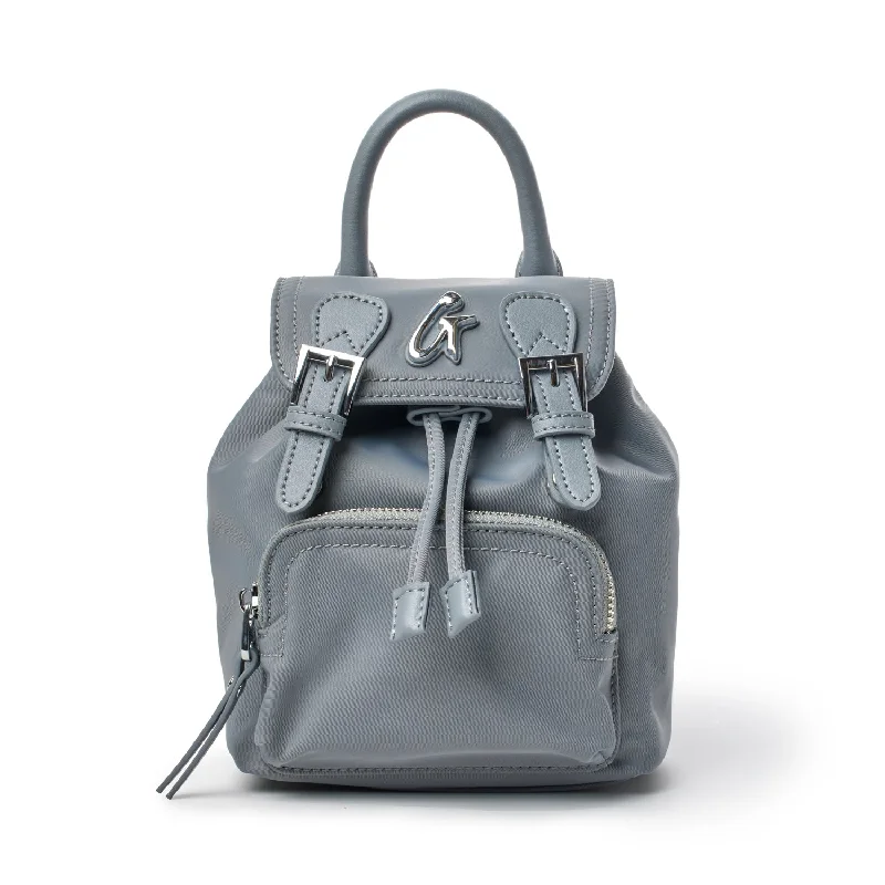 NYLON MINI BACKPACK GRAY