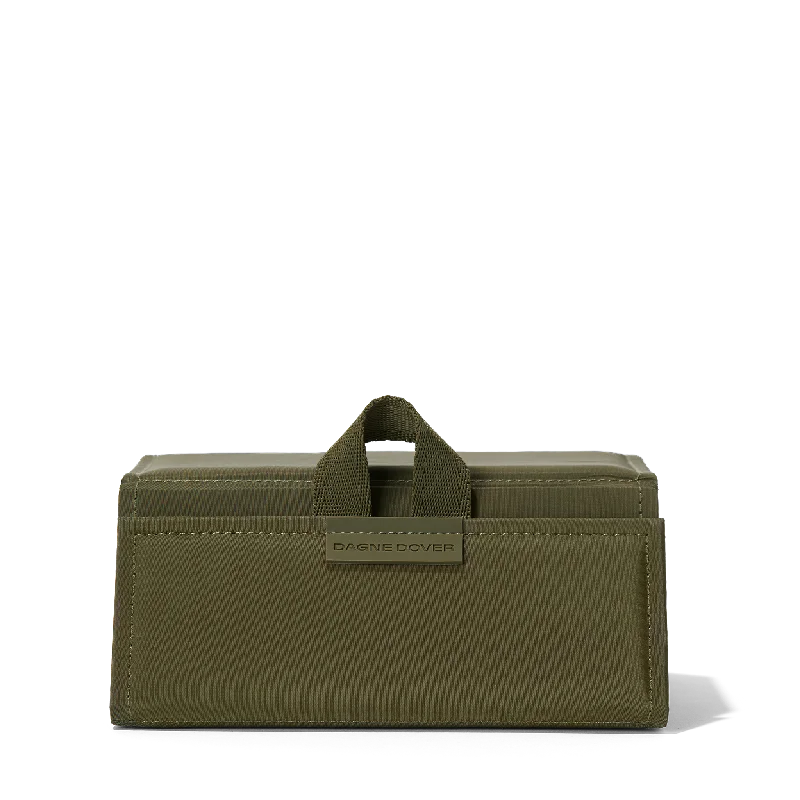 Remi Glasses Case in Dark Moss