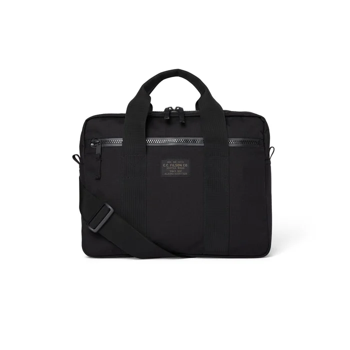 Ripstop Nylon Compact Briefcase (Black)