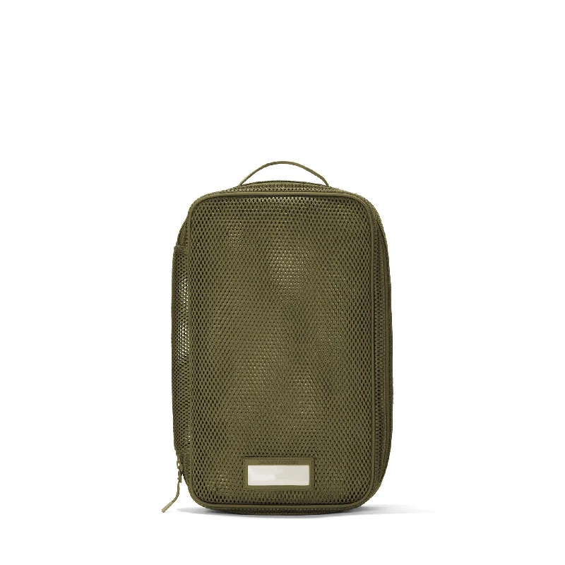 Roma Packing Cube in Dark Moss Air Mesh, Medium