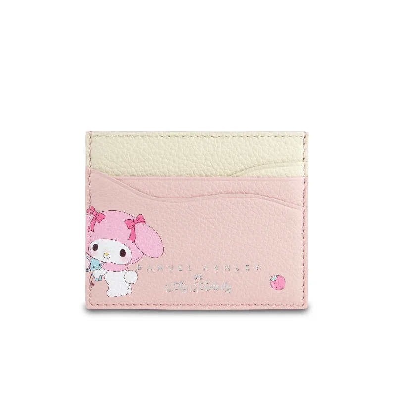 (Pre-Order) Samuel Ashley x Sanrio characters Leather Card Holder