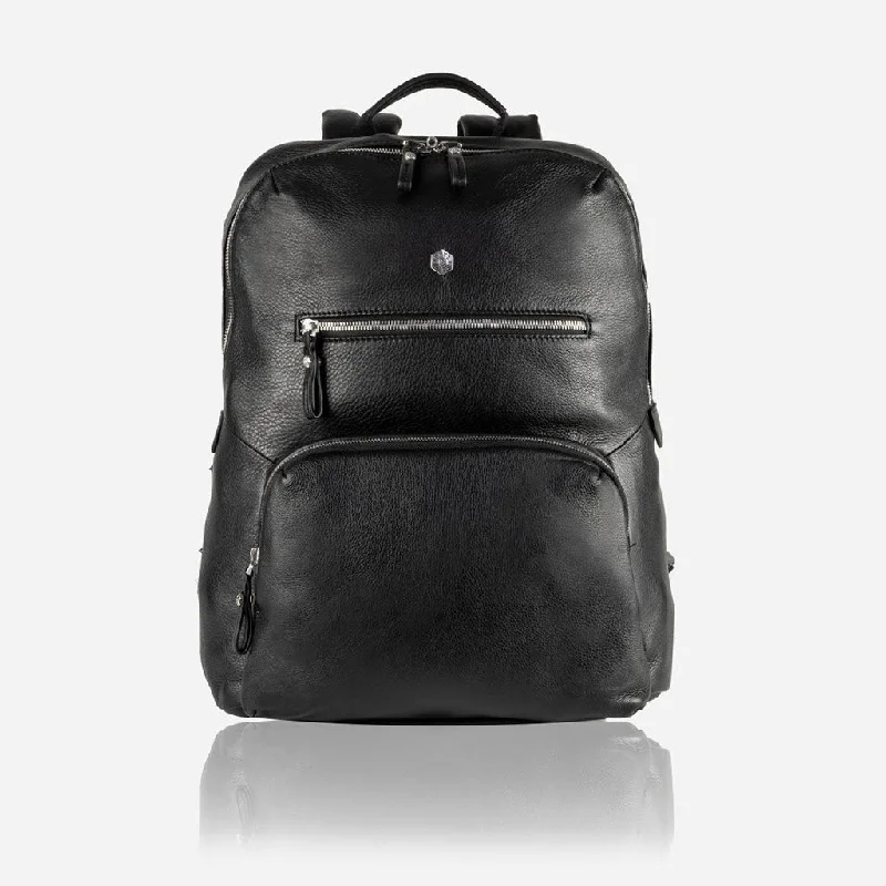 Single Compartment Backpack 40cm, Soft Black