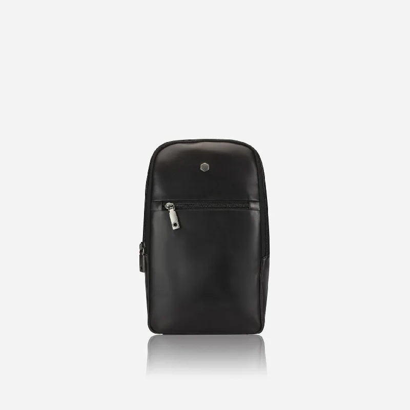 Single Strap Backpack, Black