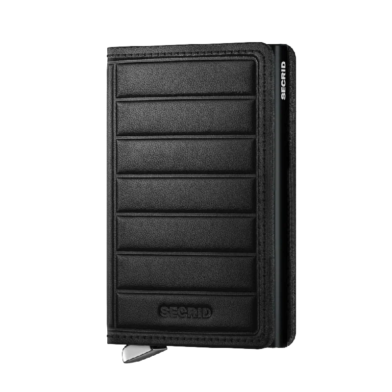 SECRID - Premium Slimwallet Emboss Lines Black