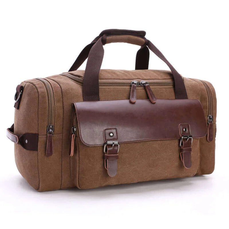 Small Canvas Travel Duffle Bag - 26L