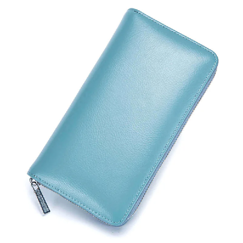 Spacious RFID Leather Card Holder Wallet | Long Design