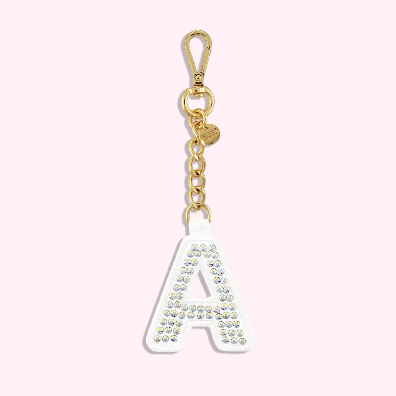 Sparkle Letter Bag Charm