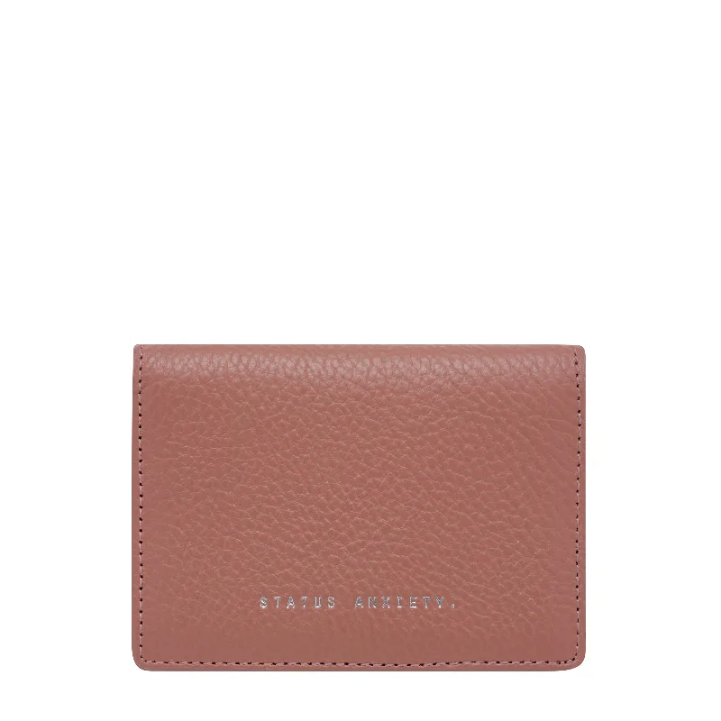 STATUS ANXIETY -  Easy Does It Leather Bifold Card Holder