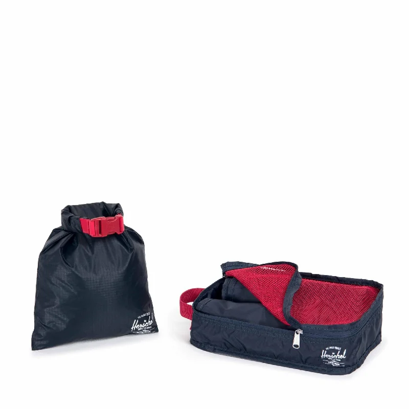 Travel Organizers (Navy + Red)