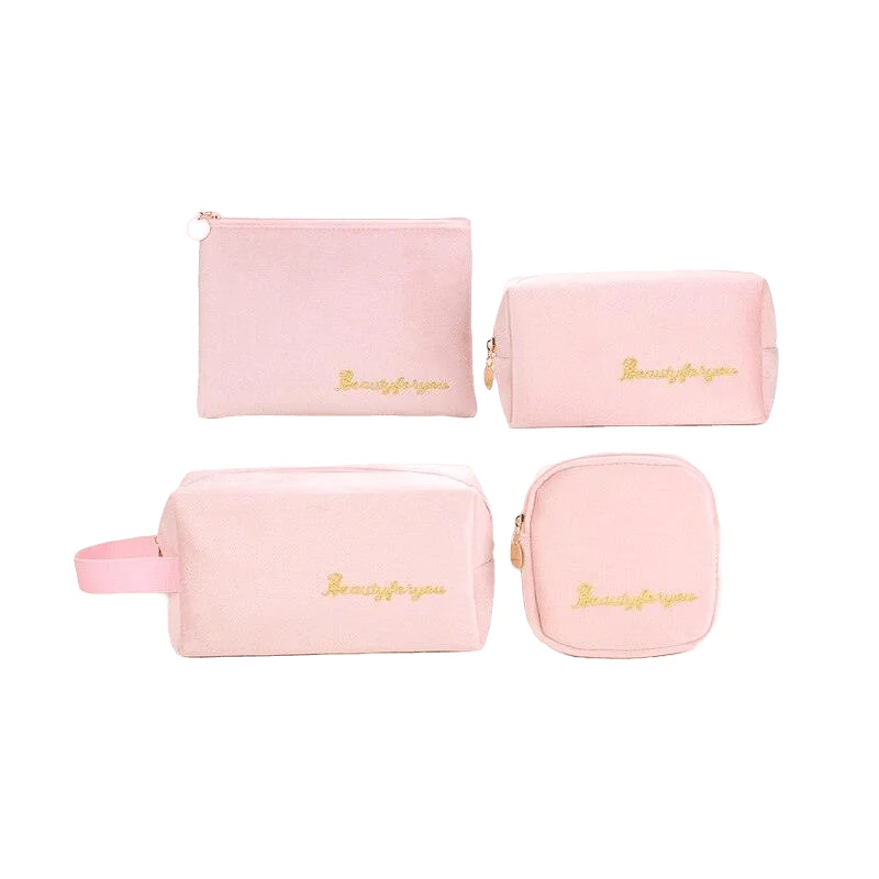 Velvet Cosmetic Bags set