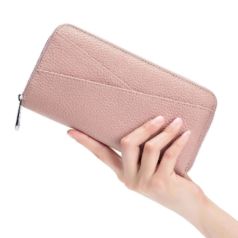 Leather RFID Purse | Long Wallet