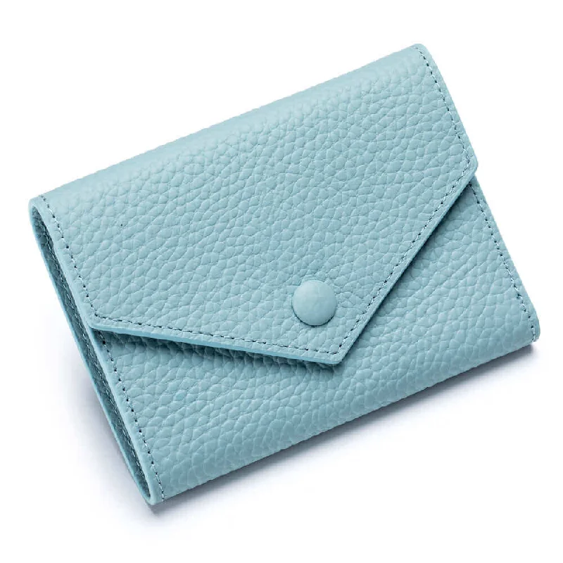 Leather Trifold Envelope Wallet - Sleek and Spacious