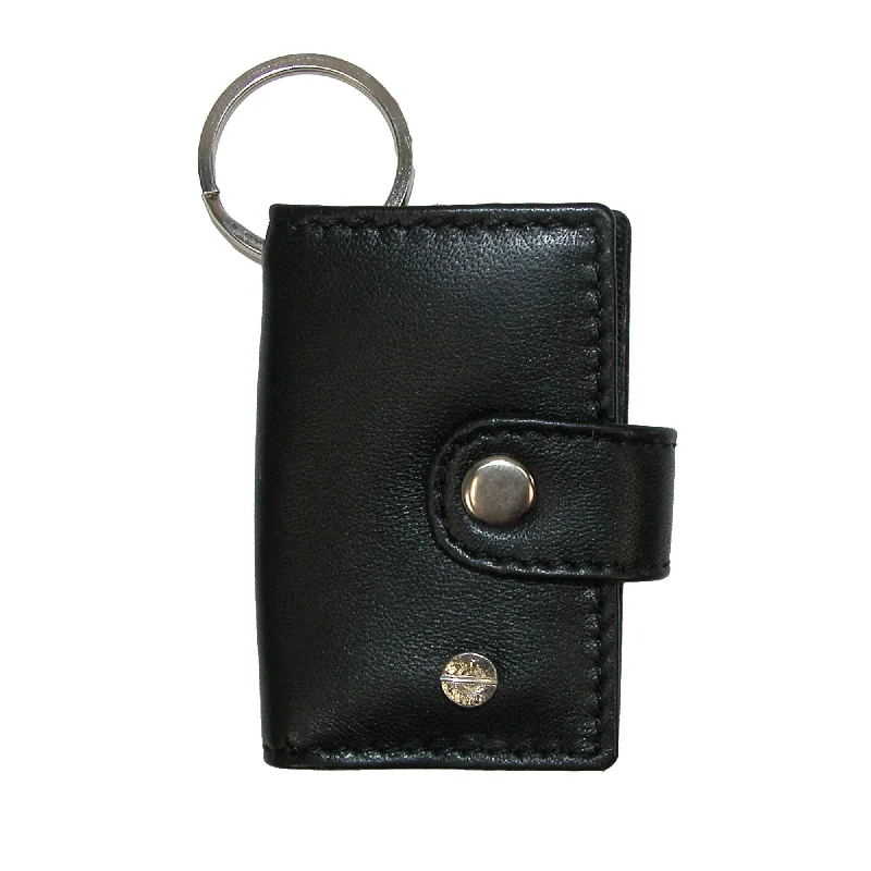 CTM® Leather Scan Card Key Chain Wallet